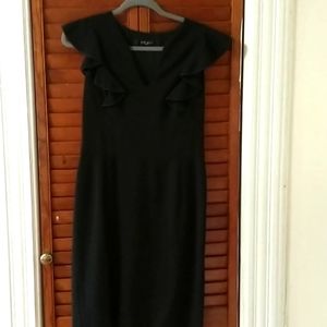 Ruffle sleeve aline dress